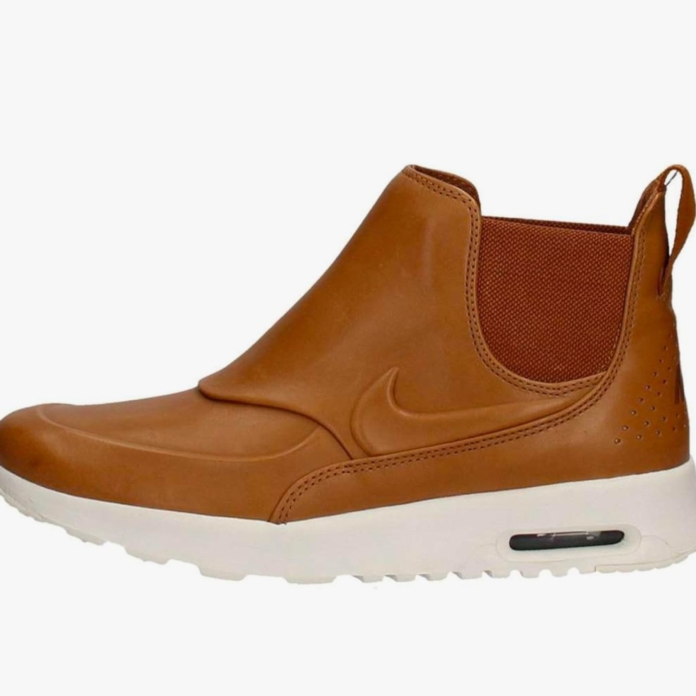 Nike air max Thea mid women's shoe boot brown rubber sole size 9 8.5
